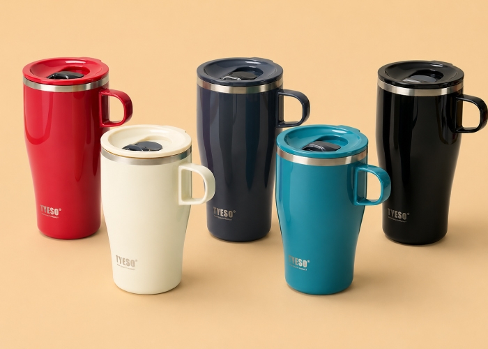 Tyeso 400ml Coffee Cup with Lid