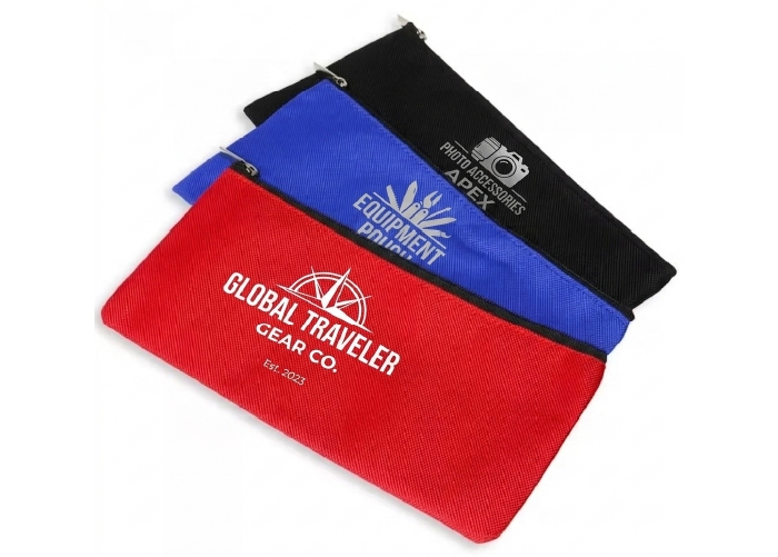 Zipper Nylon Stationery Pouch