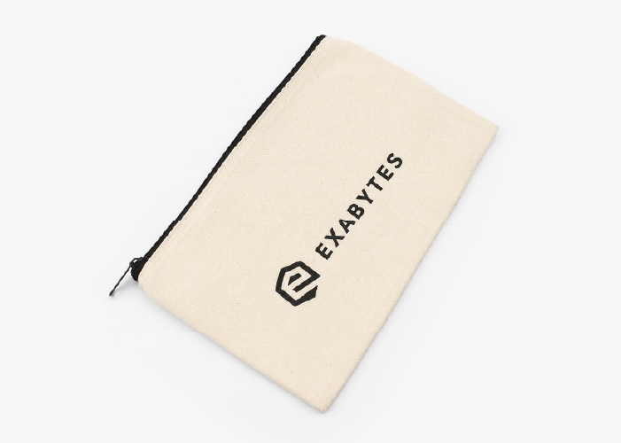 A5 Canvas Zipper Pouch